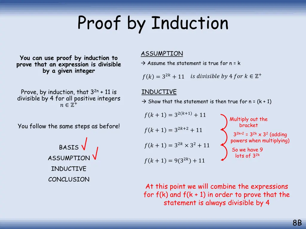 proof by induction 17