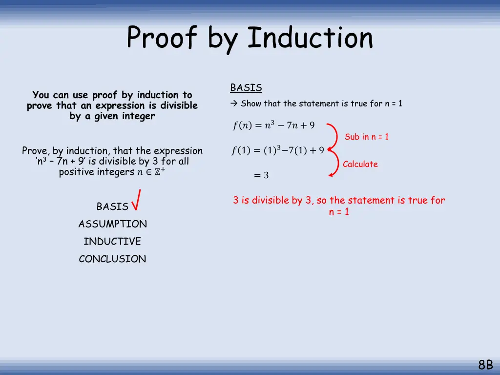 proof by induction 19