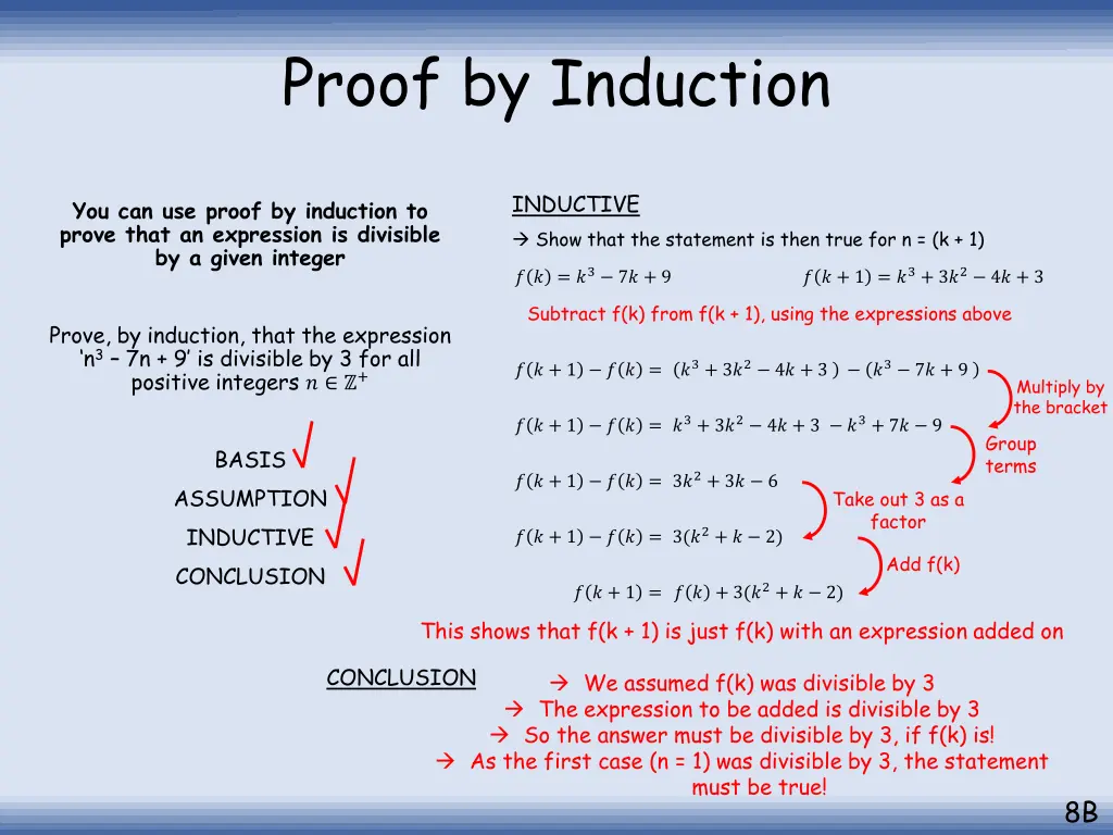 proof by induction 21