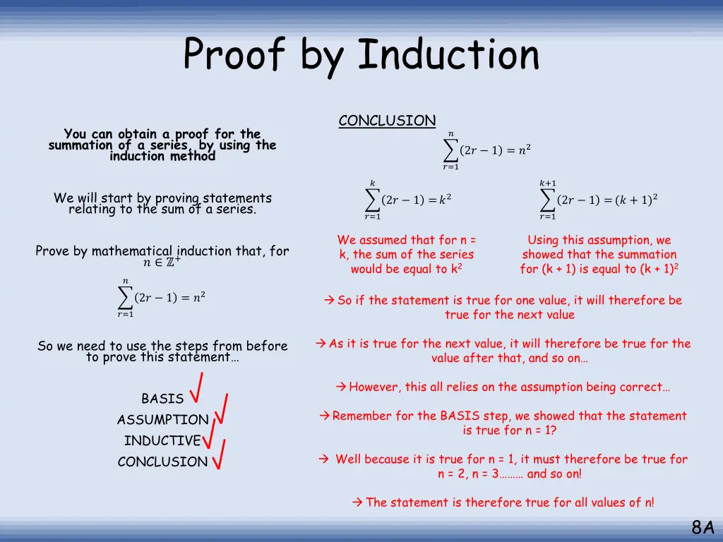 proof by induction 5