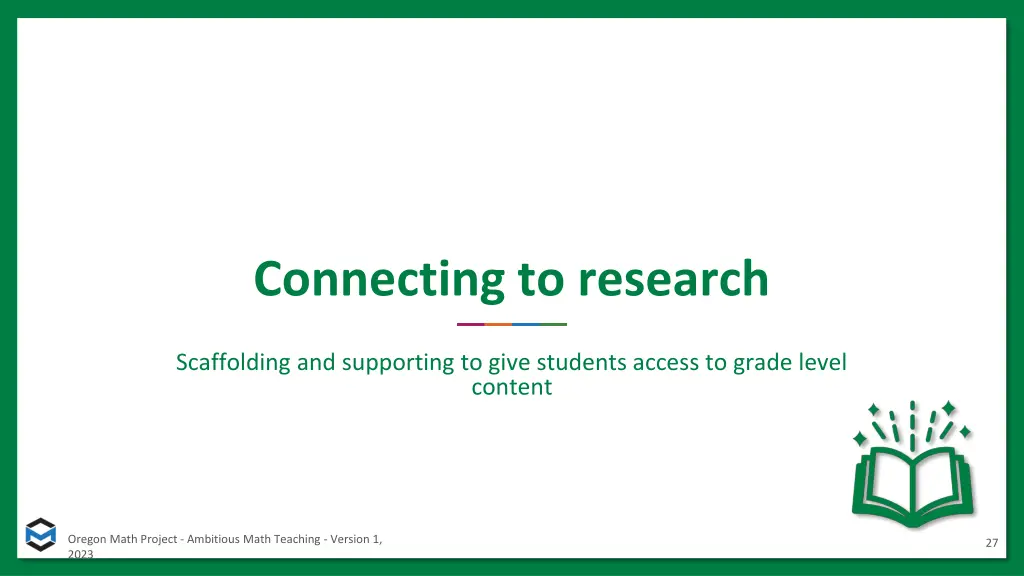 connecting to research