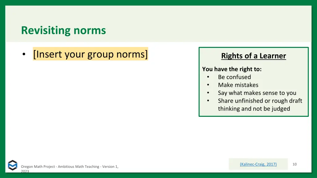 revisiting norms