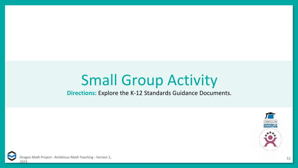 small group activity directions explore