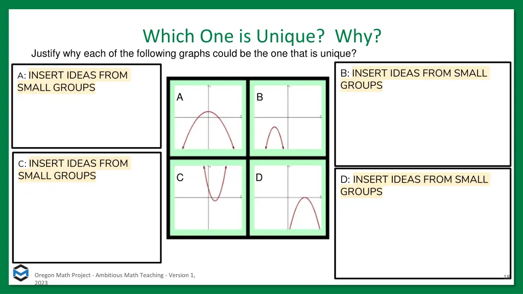 which one is unique why 1