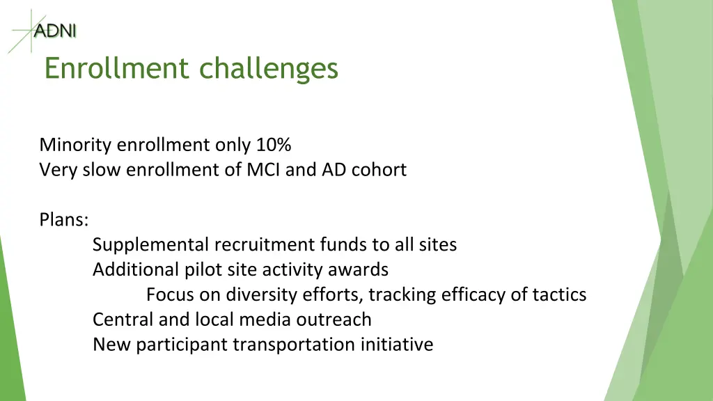 enrollment challenges