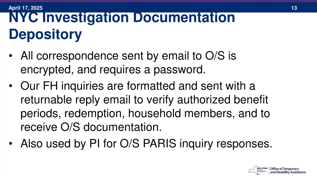 april 17 2025 nyc investigation documentation