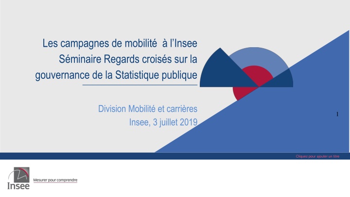 les campagnes de mobilit l insee s minaire