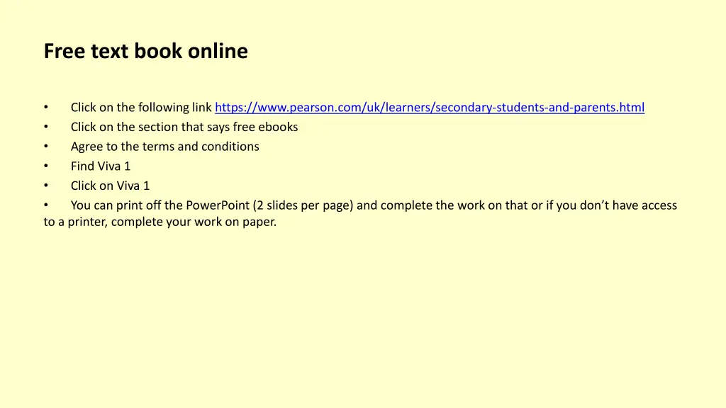 free text book online