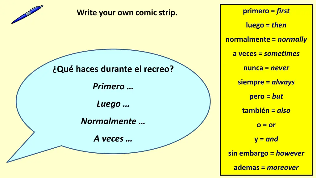 primero first