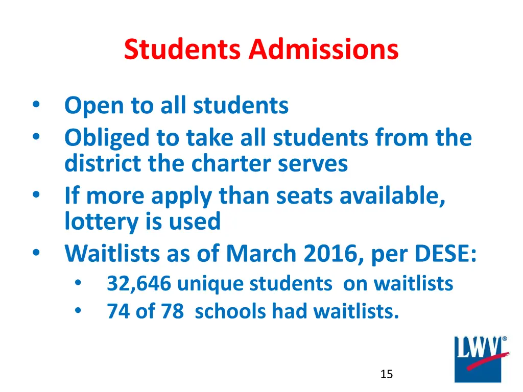 students admissions