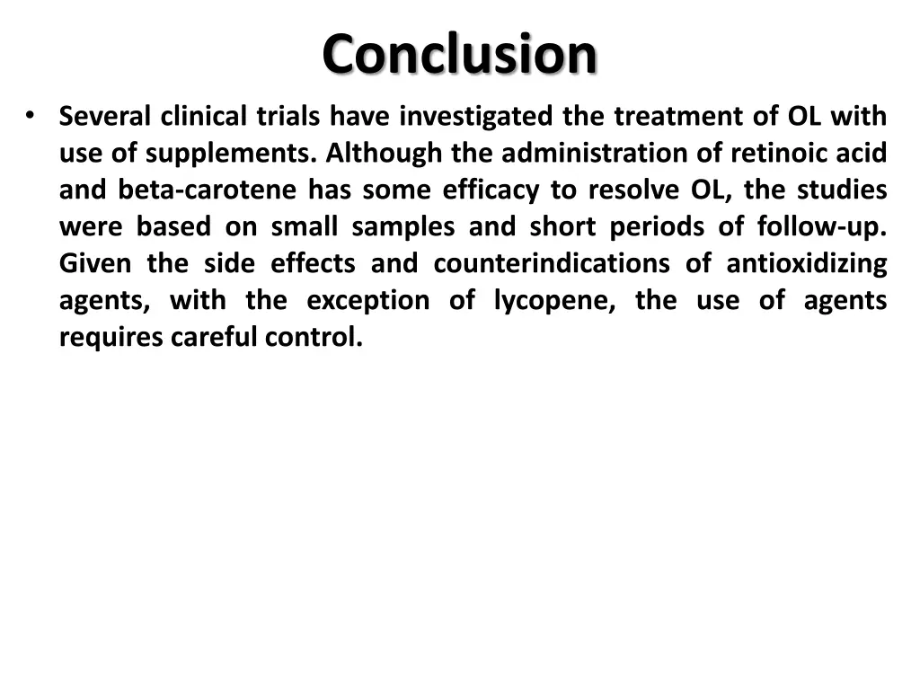 conclusion