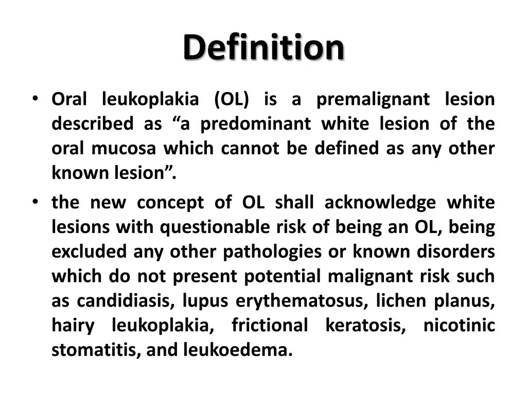 definition