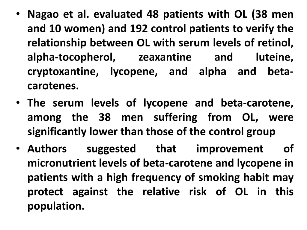 nagao et al evaluated 48 patients with