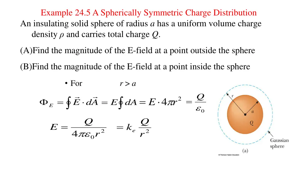 example 24 5 a spherically symmetric charge
