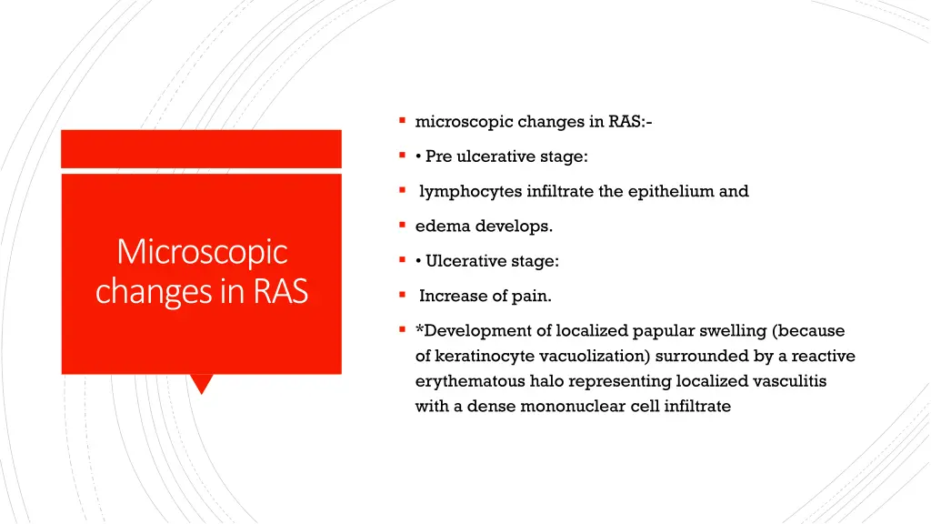 microscopic changes in ras