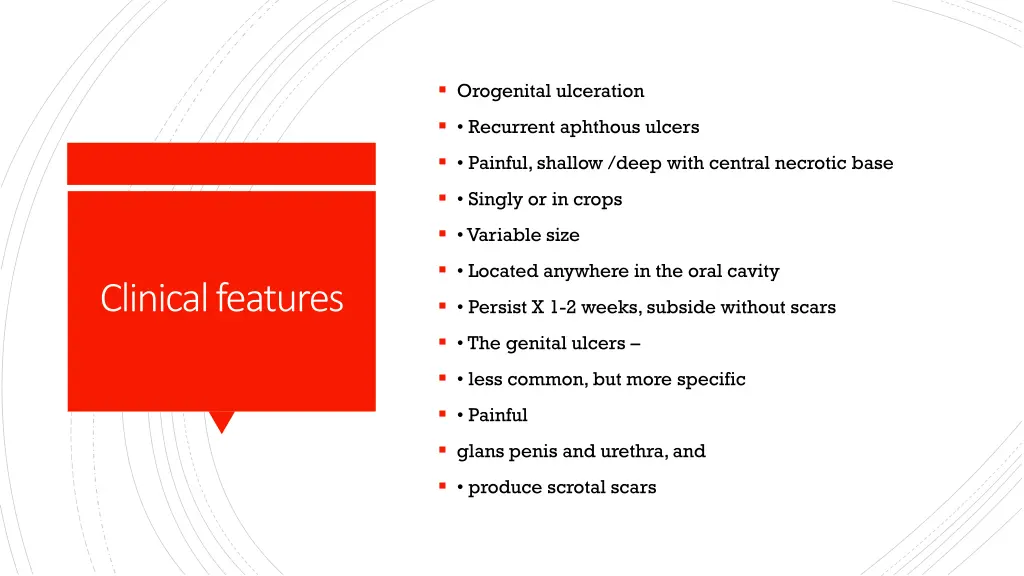 orogenital ulceration