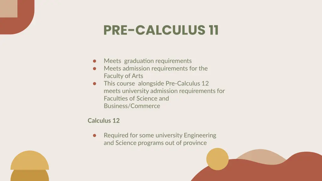 pre calculus 11