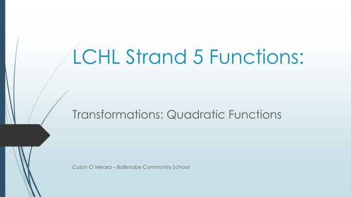 lchl strand 5 functions