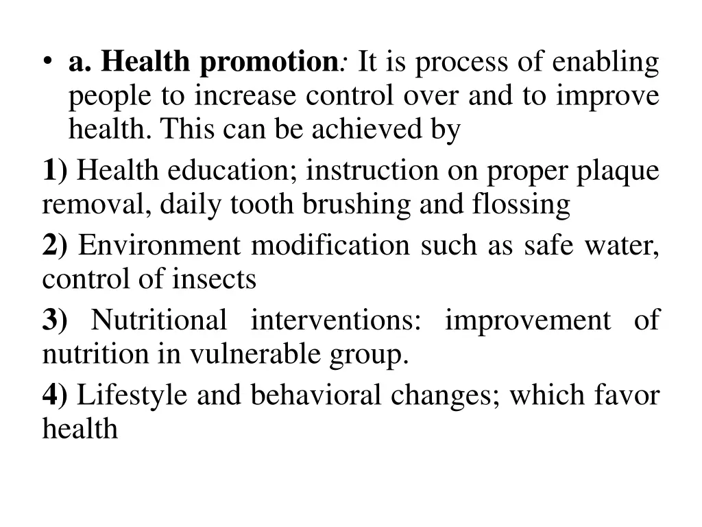 a health promotion it is process of enabling