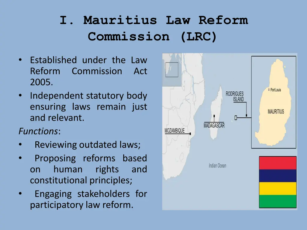 i mauritius law reform commission lrc