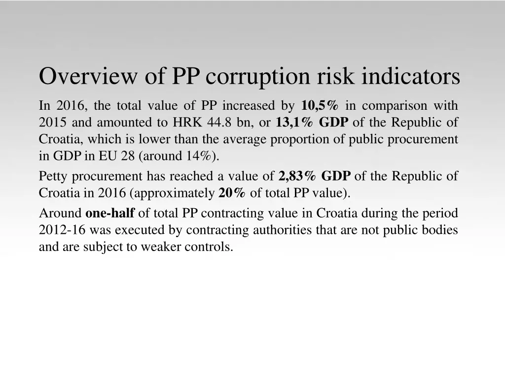 overview of pp corruption risk indicators in 2016