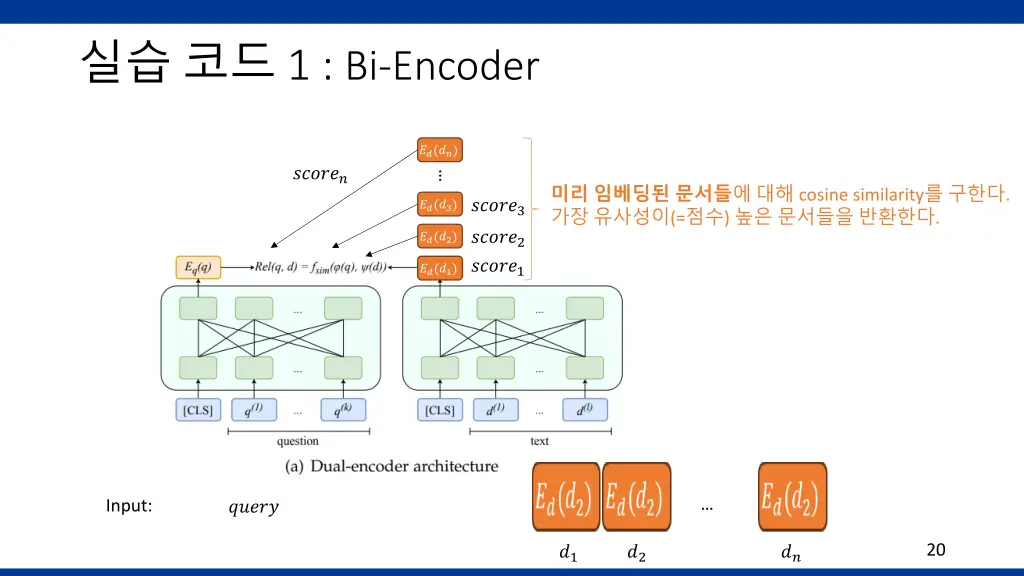 1 bi encoder