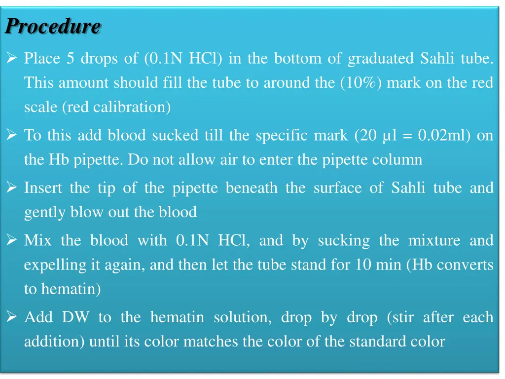 procedure