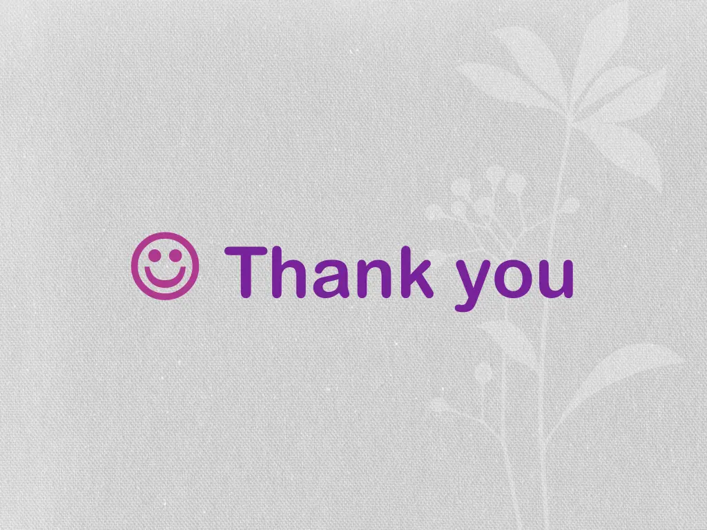 thank you