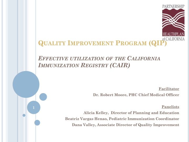 q uality i mprovement p rogram qip