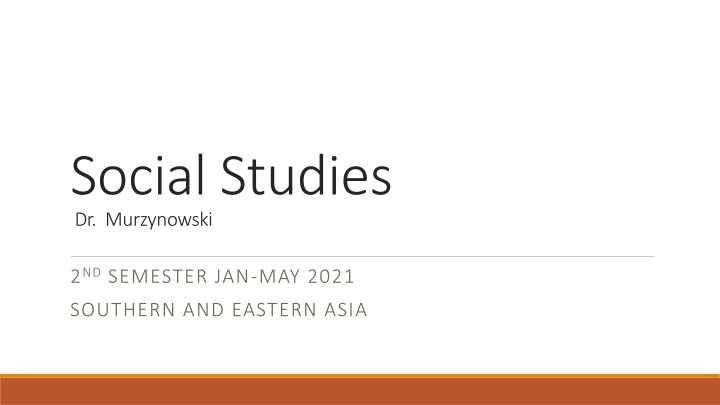 social studies dr murzynowski