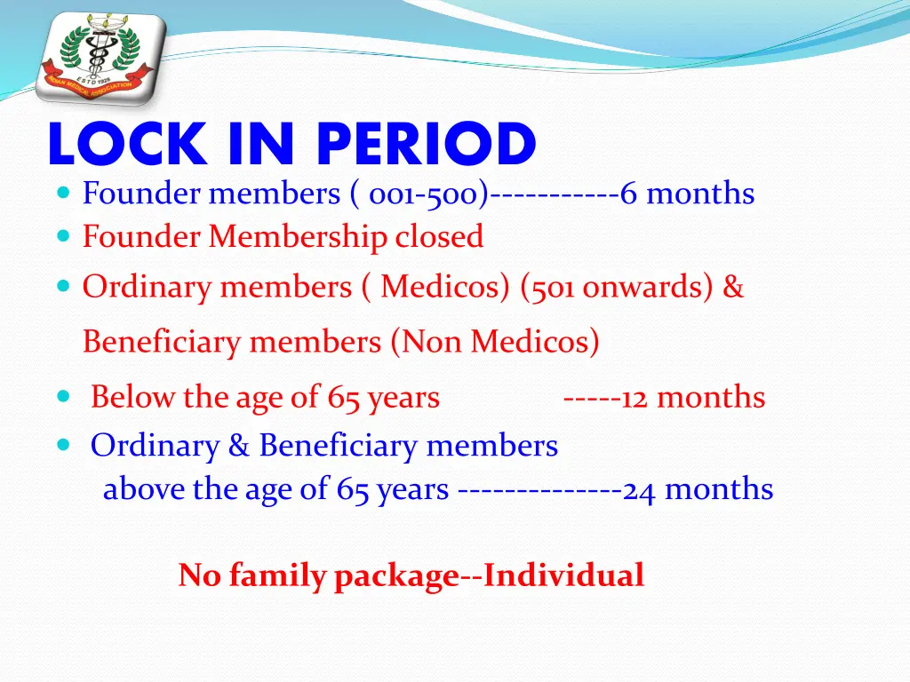 lock in period founder members 001 500 6 months