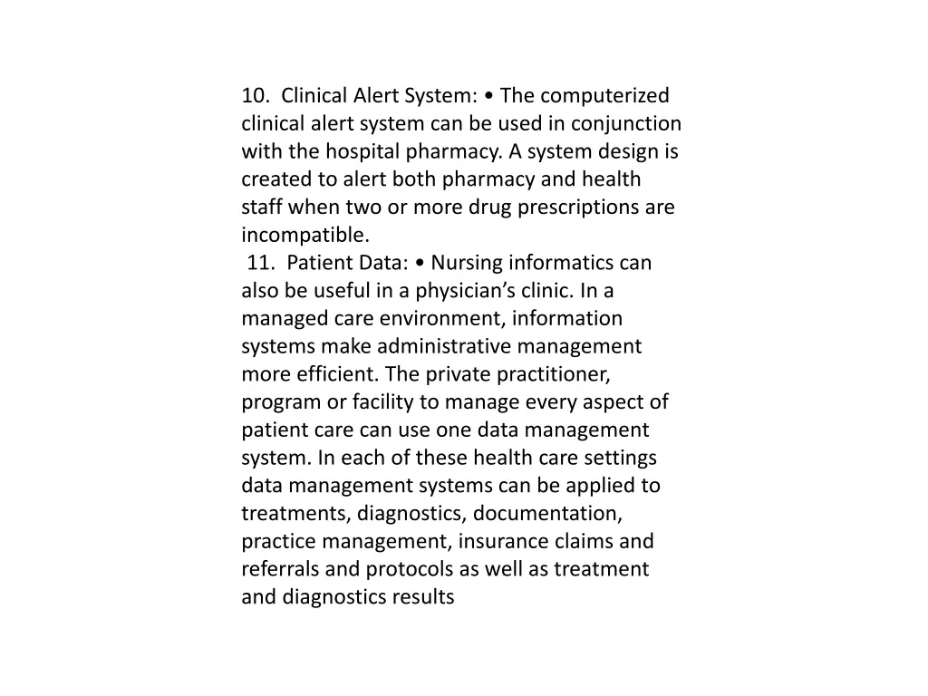 10 clinical alert system the computerized