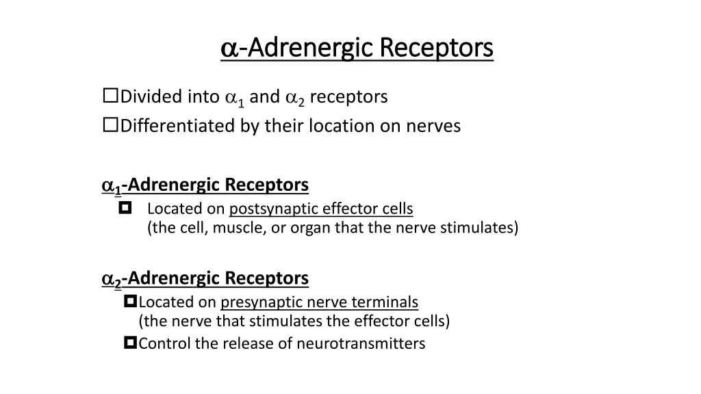 adrenergic receptors adrenergic receptors 1