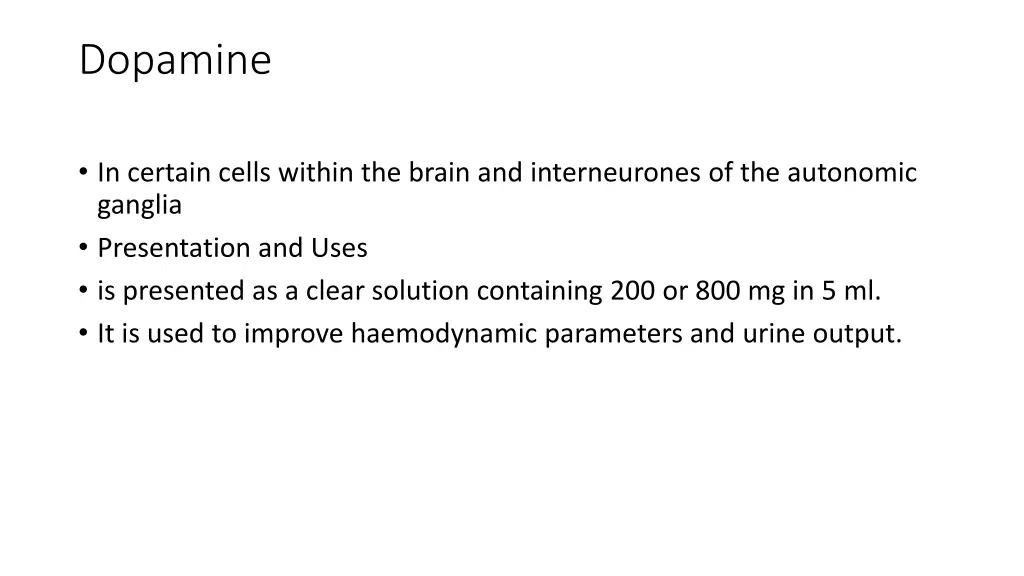 dopamine