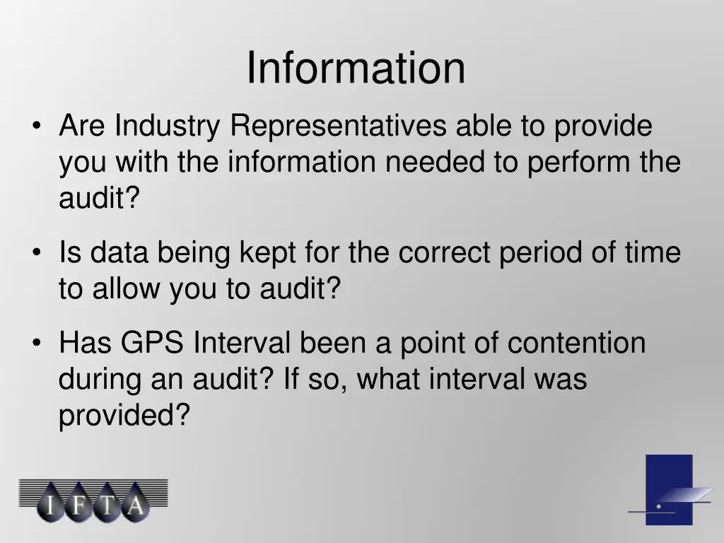 information