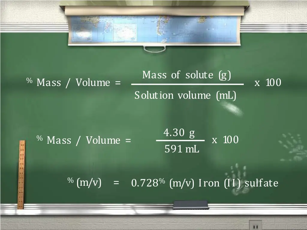 mass of solute g