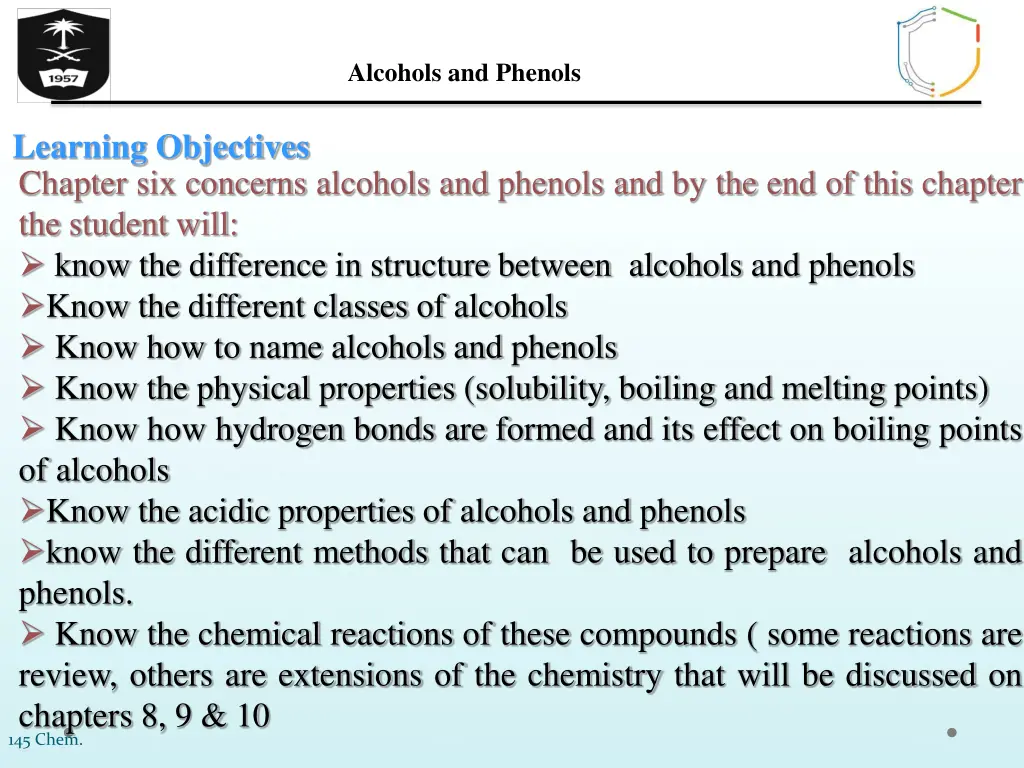 alcohols and phenols 1