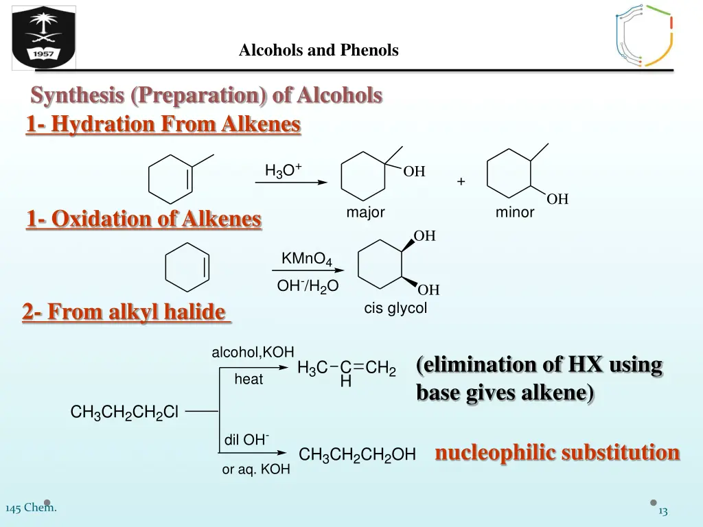 alcohols and phenols 12