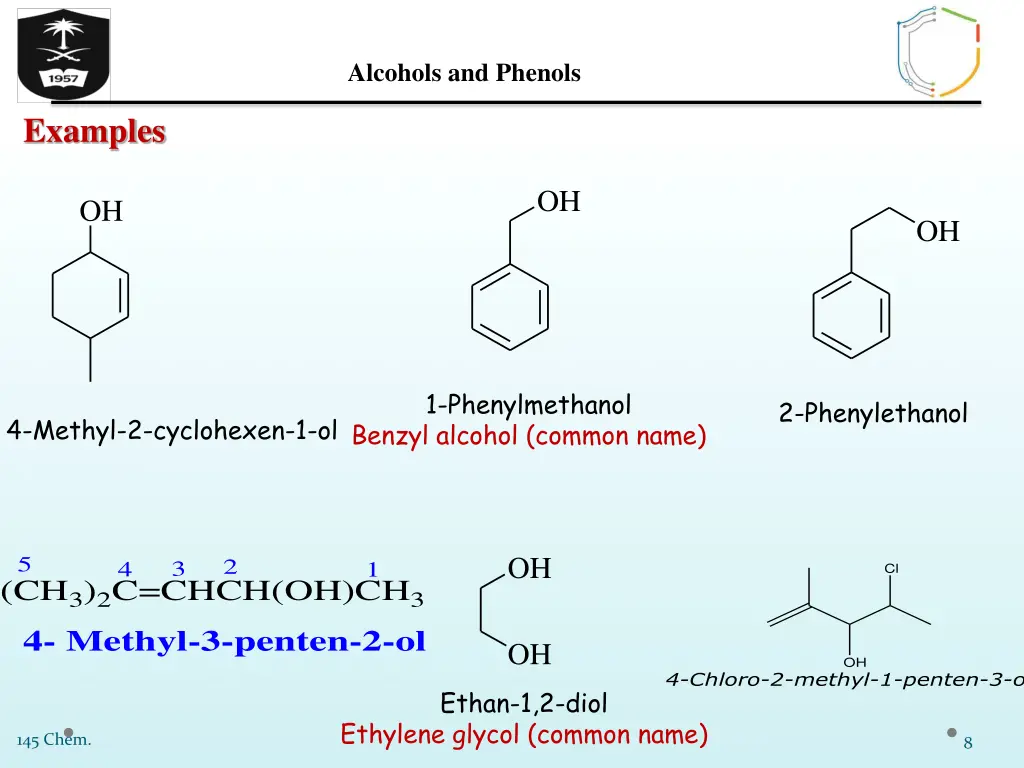 alcohols and phenols 7