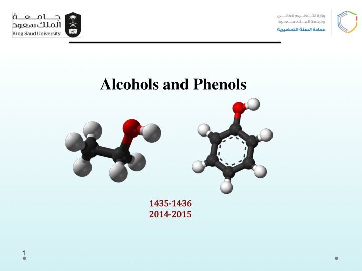 alcohols and phenols