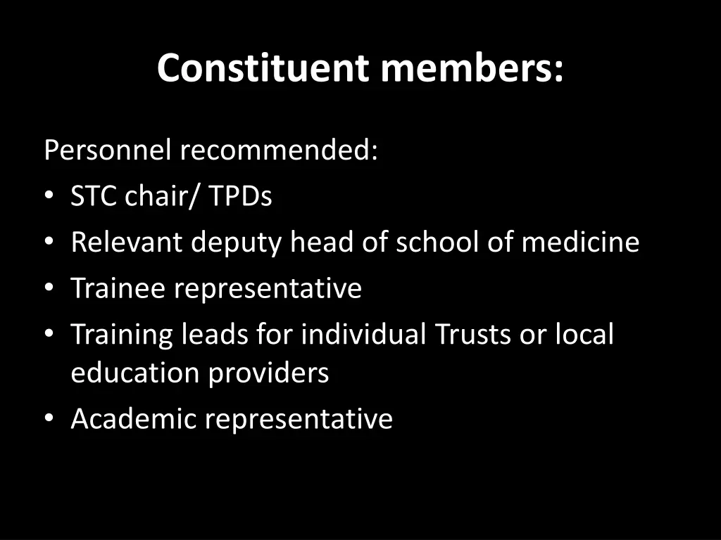 constituent members