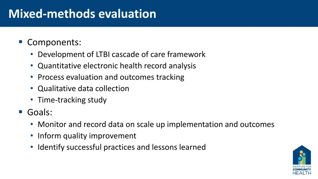 mixed methods evaluation
