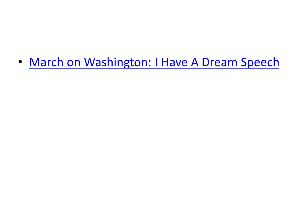 march on washington i have a dream speech