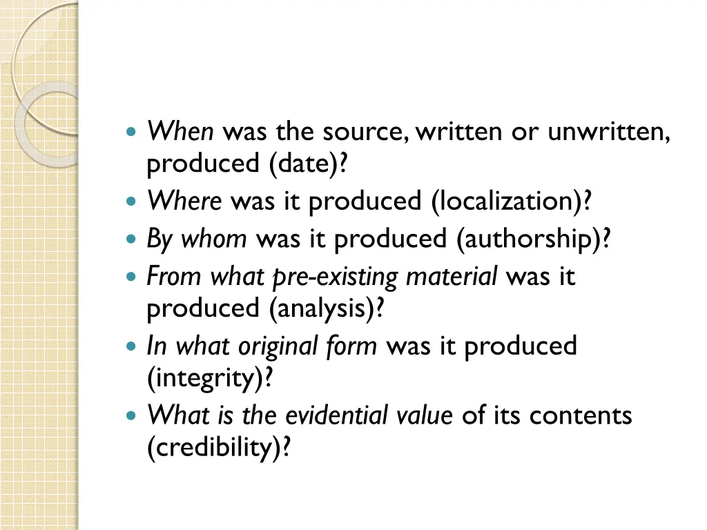 when was the source written or unwritten produced