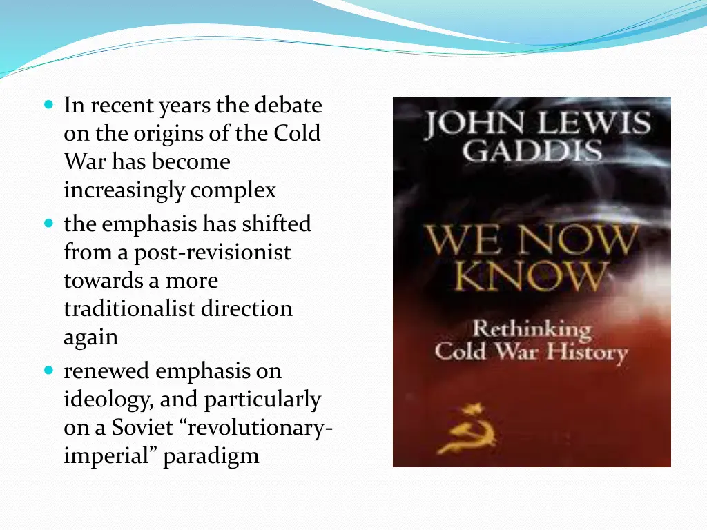 in recent years the debate on the origins