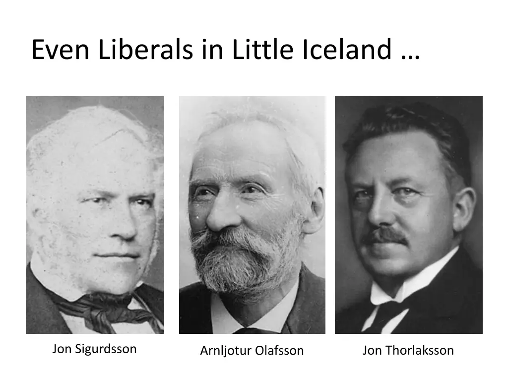 even liberals in little iceland