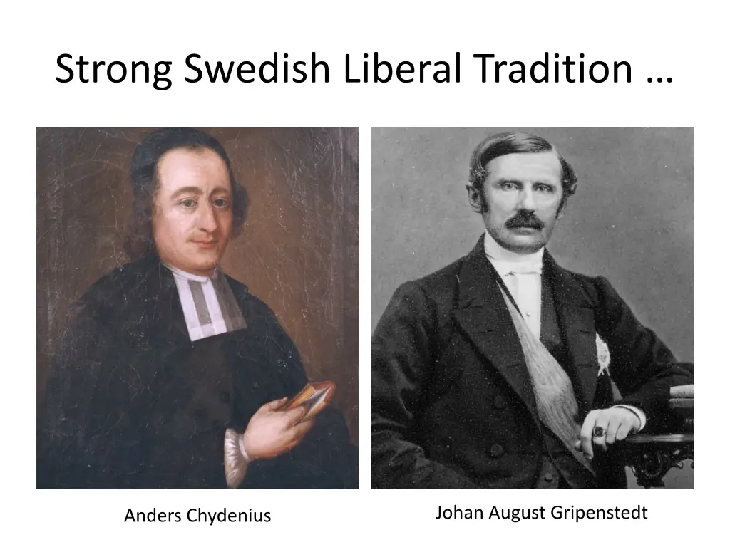 strong swedish liberal tradition