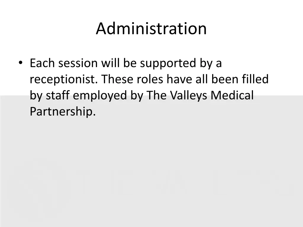 administration