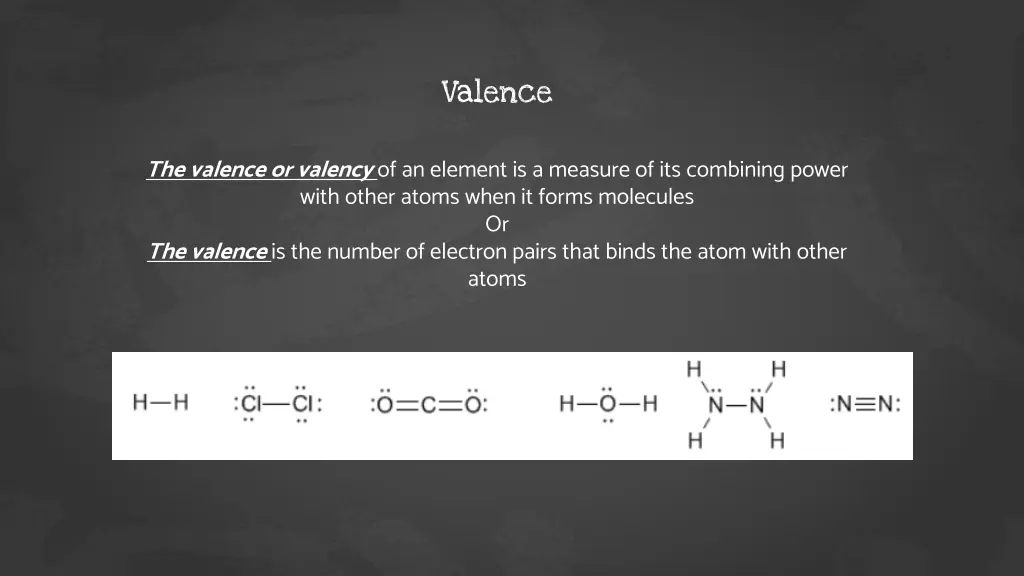 valence