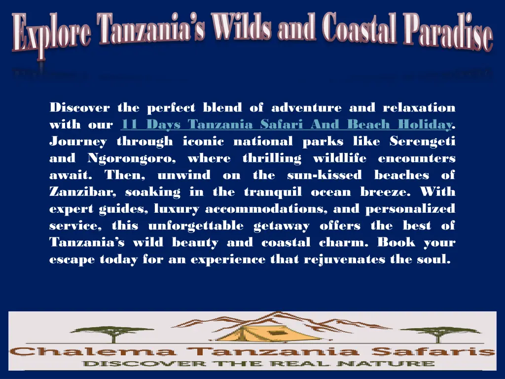 explore tanzania s wilds and coastal paradise 3